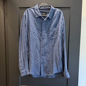 Rails Men's Blue Button-Up Shirt
